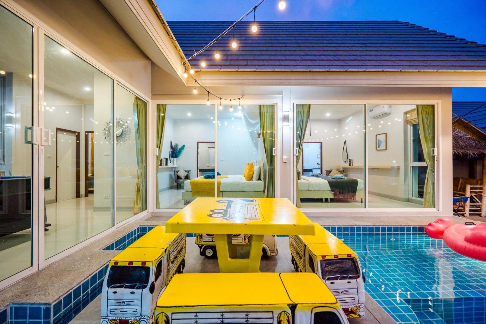M4 Billion Pool Villa Cha-Am Exterior photo